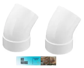 4P03ST NDS Hub Spigot Pvc Elbow