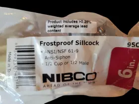 039923276278 NIBCO Frost Sillcock Cup Male Frostproof