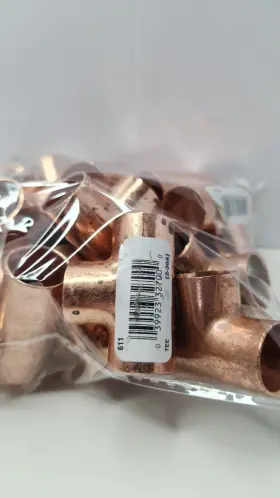 039923327000 NIBCO Everbilt Copper Tee Solder Fitting Water