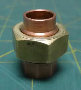 633W-1-2 NIBCO Straight Union Coupling Copper Tube Female