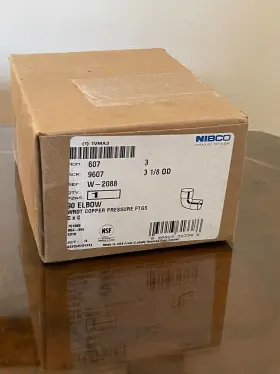 9056900 NIBCO Sweat Lead Copper Close Rough Elbow #3