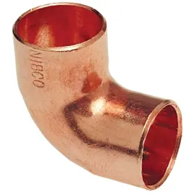 9057200 NIBCO Fig Copper Elbow Close Rough Cup Solder