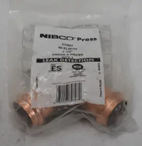 PC607 NIBCO Press Elbow Fitting Pro Copper