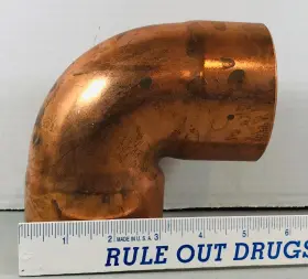 W-2088 NIBCO Nominal Wrot Copper Pressure Sweat Solder Elbow