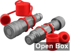 FF12-AG12-SET OKBA Flat Ag Pioneer Hydraulic Connect Coupler
