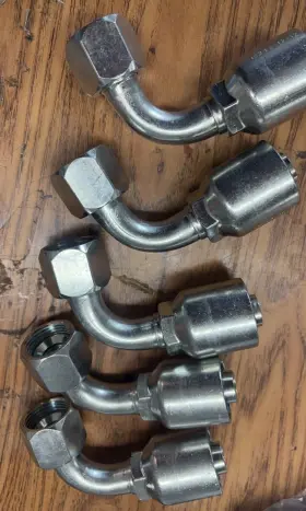 13943-12-12 OX HYDRAULICS Hydraulic Hose Crimp Fitting Jic