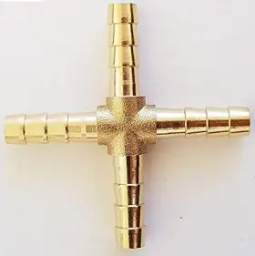 715706154031 PAKA HAND TOOLS Hose Barb Cross Pipe Fitting Gas
