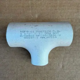 NGS97-1 PANTECH Steel Reducing Tee Sch Butt Weld