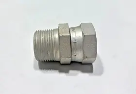 0107-16-16 PARKER Steel Npsm Fem Pipe Swivel Nut Mpt Adapter #2