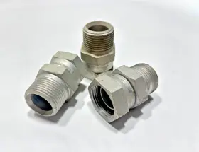 0107-16-16 PARKER Steel Npsm Fem Pipe Swivel Nut Mpt Adapter