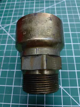10143-24-24 PARKER Hydraulic Crimp Fitting Hose Male Npt