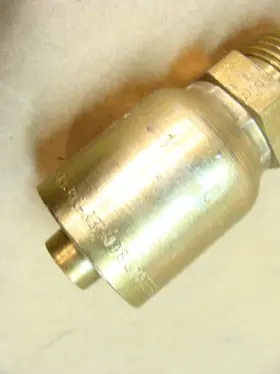 10343-10-8 PARKER Parflex Hydraulic Hose Crimp Fitting Jic #2