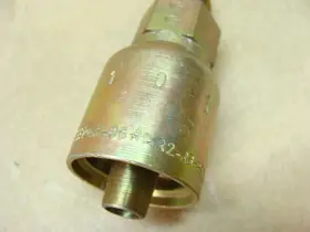 10343-6-6 PARKER Parflex Hydraulic Hose Crimp Fitting Jic #3
