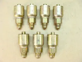 10343-6-6 PARKER Parflex Hydraulic Hose Crimp Fitting Jic
