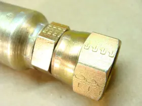 10643-10-8 PARKER Parflex Hydraulic Hose Crimp Fitting Jic #3