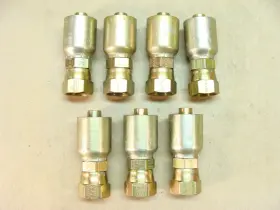 10643-10-8 PARKER Parflex Hydraulic Hose Crimp Fitting Jic