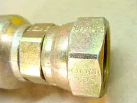 10643-12-12 PARKER Parflex Hydraulic Hose Crimp Fitting Jic #2