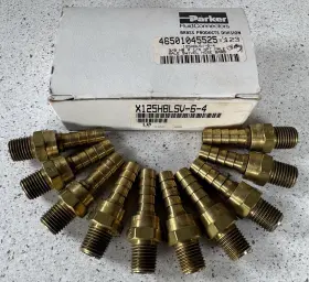 125HBLSV-6-4 PARKER Hose Barb Mnpt Box