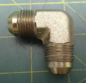 155F-12 PARKER Male Flare Zinc Steel Union Elbow Pipe Fitting #2