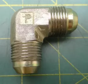 155F-12 PARKER Male Flare Zinc Steel Union Elbow Pipe Fitting
