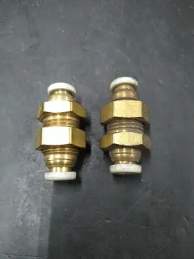 62PLNBH-4 PARKER Bulkhead Union Push Connect Od Tube