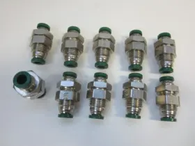 62PLPBH-4 PARKER Prestolok Bulkhead Tube Union