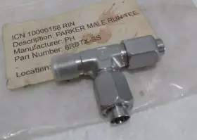 6RBTX-SS PARKER Tube Mnpt Male Tee #2