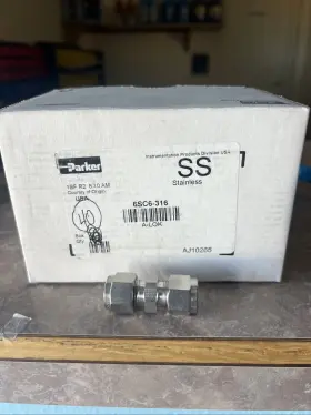 6SC6-316 PARKER Lok Tube Od Union Fitting Nos