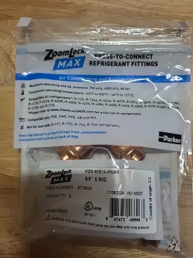 870604 PARKER Zoomlock Elbow