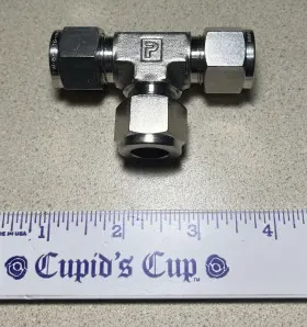 8ET8-316 PARKER Lok Od Tube Tee Fitting