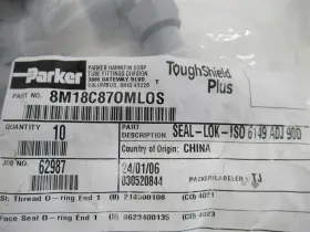 8M18C87OMLOS PARKER Seal Lok Orfs Elbow #2
