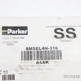 8MSEL4N-316 PARKER Lok Male Elbow Compression Tube #2