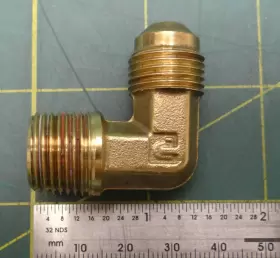 149F-8-6 PARKER HANNIFIN Male Flare Npt Elbow Fitting #3