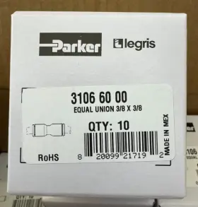 3106-60-00 PARKER LEGRIS Union Push Connect Tube