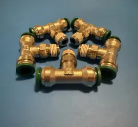 W172PLP-6-4 PARKER Prestolok Male Branch Swivel Tee Mnpt Set