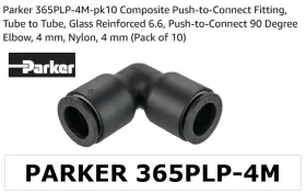 X365PLP-4M PARKER Push Connect Fittings Pack