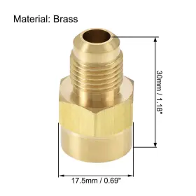 617662377663 PEROUP Flare Male Female Pipe Fitting Air #2