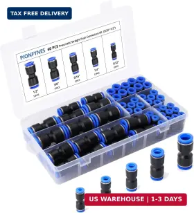 732468601788 PIONFYNES Straight Push Connectors Release