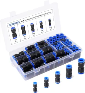 Pu-k PIONFYNES Straight Push Connectors Release Connect