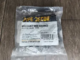 019442571658 PIPE DECOR Malleable Iron Bushings Pack