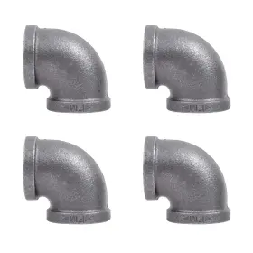 E90-1-4 PIPE DECOR Elbow Fitting Malleable Iron