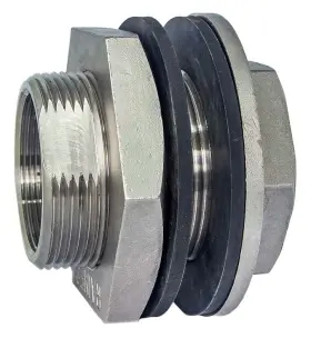 PFS-10089 PIPE FITTING STORE Steel Bulkhead Storage Tank Fnpt