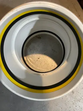 G1706 PLASTIC TRENDS INC Bend Pvc Sewer Pipe Fitting Gasket