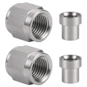 PV155-04SS PODAVELLE Hardline Steel Tube Nut Sleeve Fitting