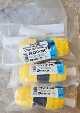 PECP2-34C PRO-FLEX Compression Coupling Ips Pe Gas Pipe #2