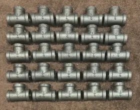 Ibtb PRO FLO Ferguson Fnpt Tee Malleable Iron Pipe Fitting