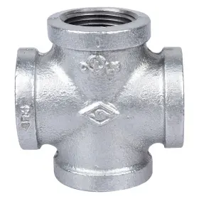PPG180-25 PROSOURCE Pipe Cross Female Malleable Iron Schedule