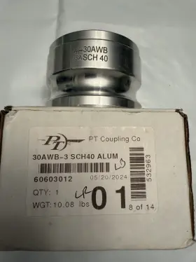 AWB-3 PT COUPLING CO Cam Groove Butt Weld Adapter