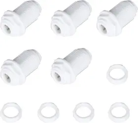 607569640816 PURESEC Bulkhead Fitting Tube Push Connect