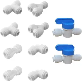 607569643831 PURESEC Push Connect Fittings Od Tubing Set Ball
